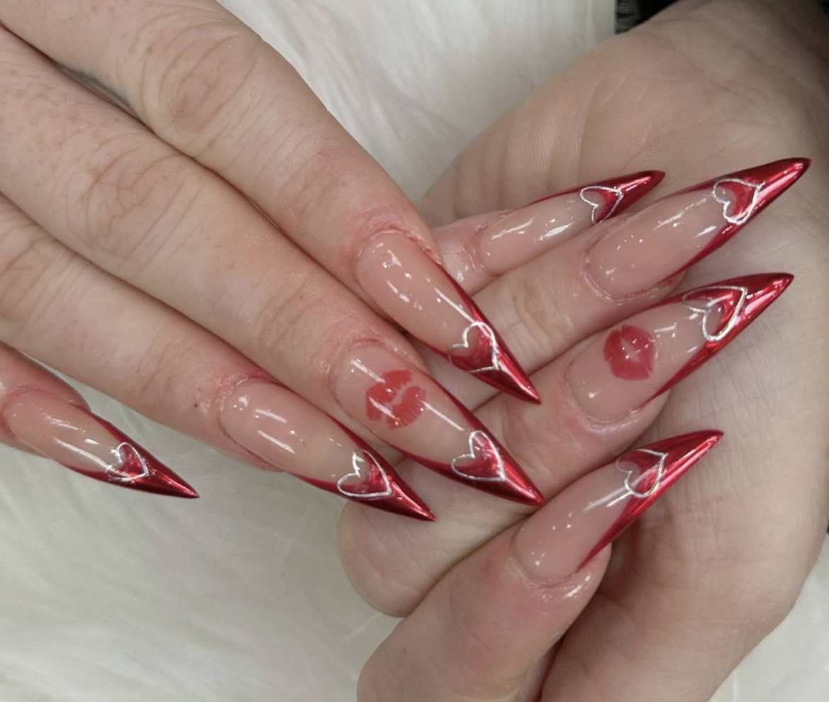 Red nails
